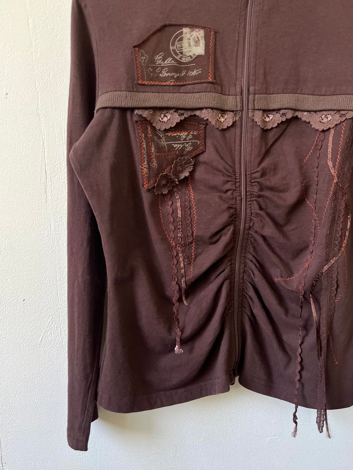 M.A. 플라워 프릴 집업 상품이미지2