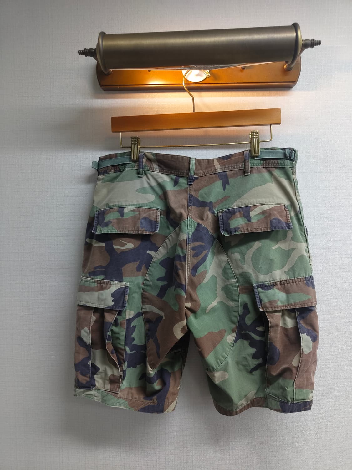 M-R) 미군 오리지널 우드랜드 립스탁 카고 반바지 팝니다 상품이미지2