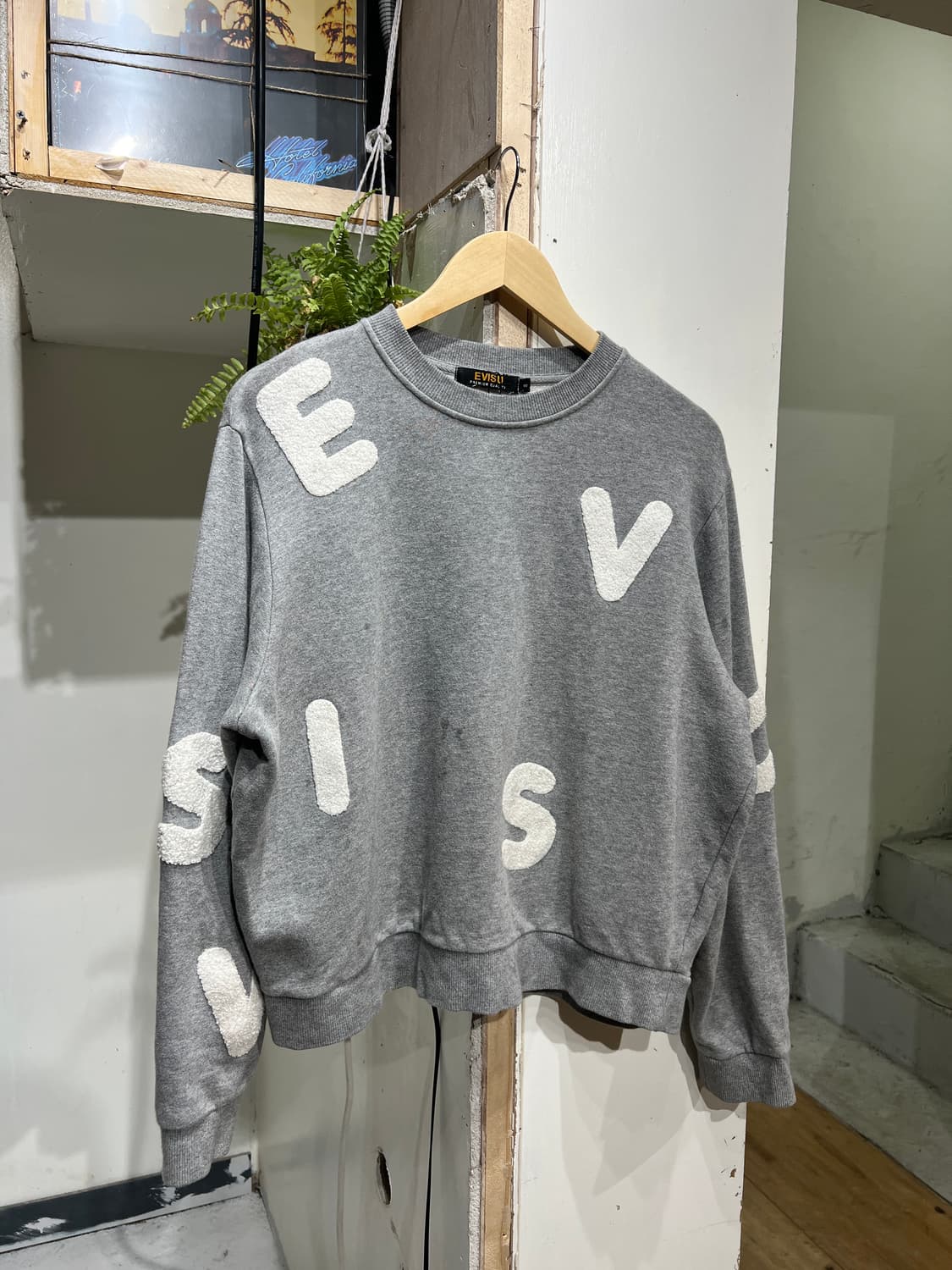 Evisu 에비수 스펠로고 맨투맨 상품이미지2