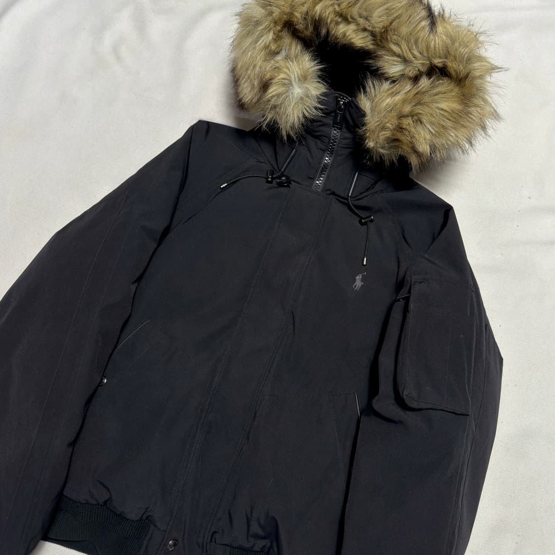 M 폴로랄프로렌 24fw 블랙 구스다운 숏 패딩 상품이미지1