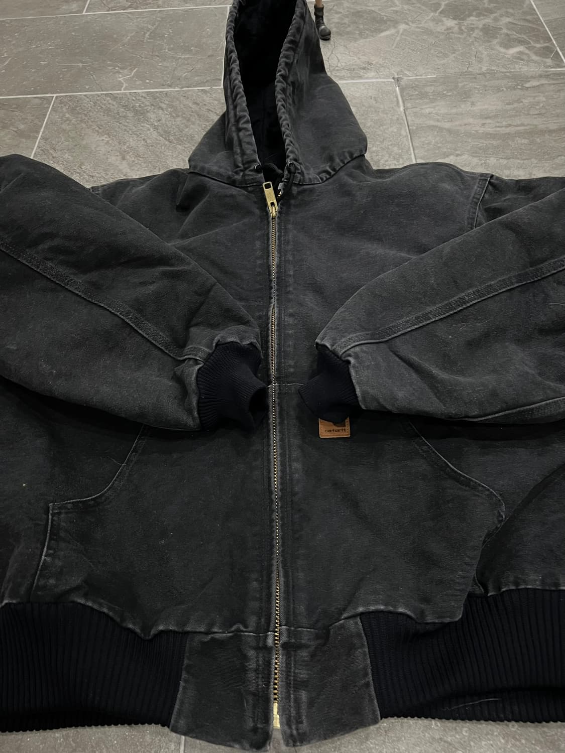 (XL) 칼하트 덕 액티브 후드자켓 J130 BLK 블랙 상품이미지7