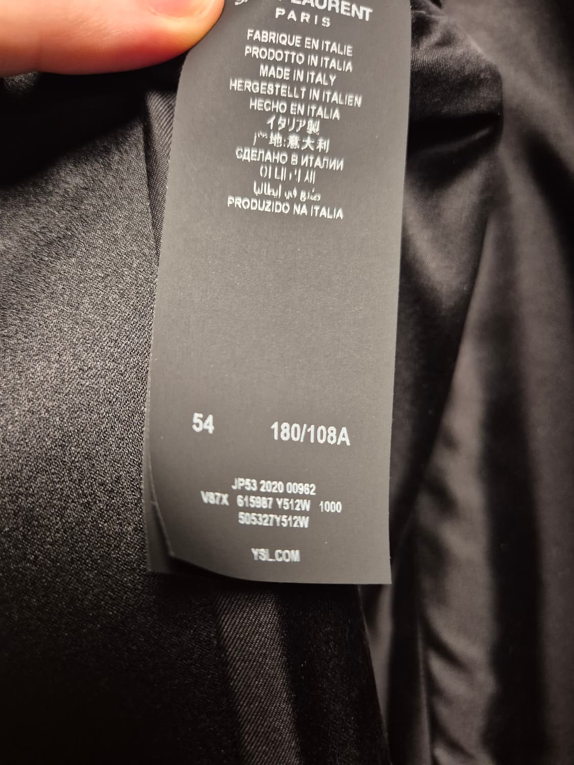 생로랑 20FW 르 스모킹 블레이저 54 상품이미지6