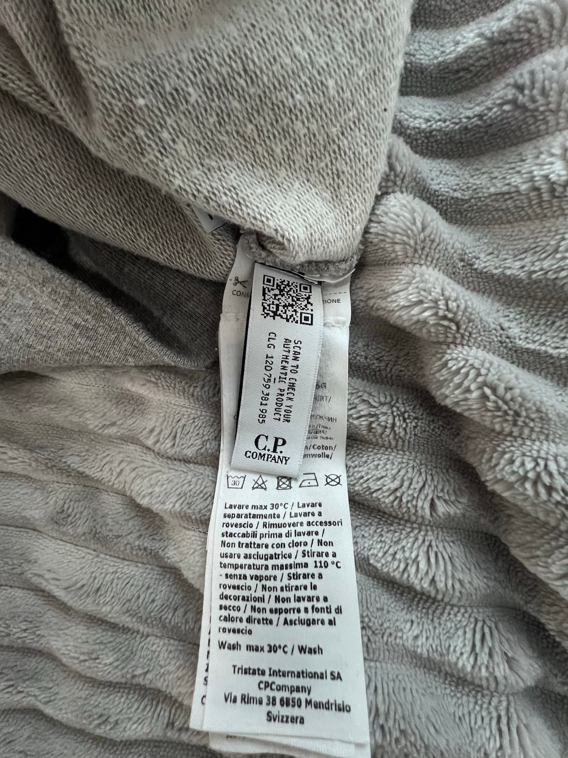 XL 사이즈 CP컴퍼니 회색 롱슬리브 상품이미지8