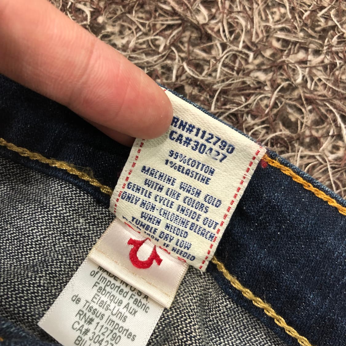 26 트루릴리전 빌리 워싱 데님 팬츠 상품이미지5