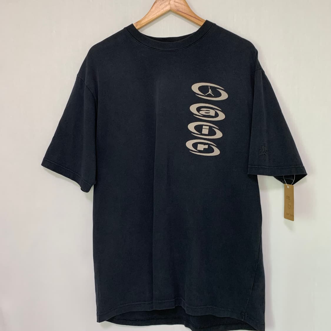 나이키 에어 조던 워싱 블랙 반팔 티셔츠 남성 105 남녀공용 L 상품이미지3