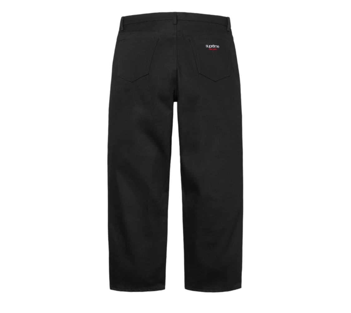 슈프림 리지드 배기 셀비지 진 리지드 블랙 - 24FW 상품이미지2