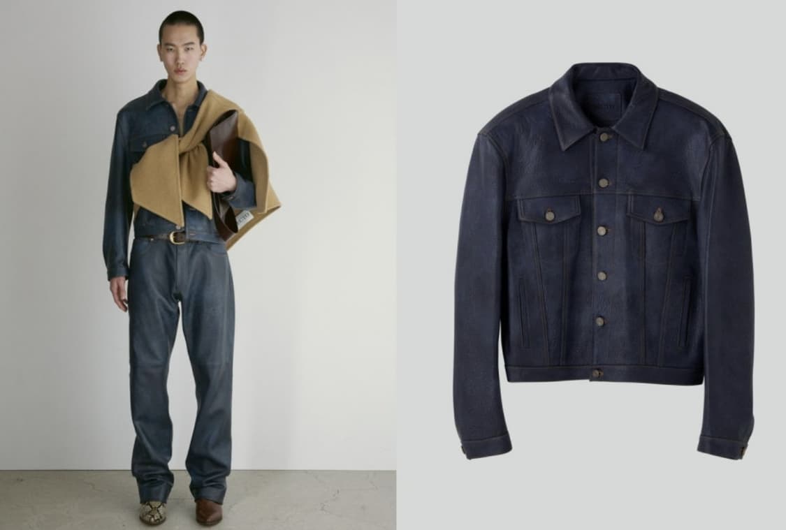 렉토 데님 레더 M사이즈 상품이미지1