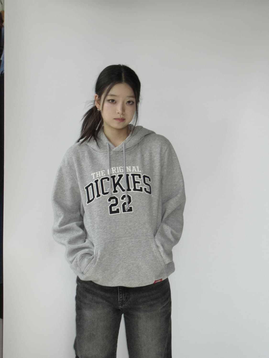 디키즈 그레이 후드티 상품이미지2