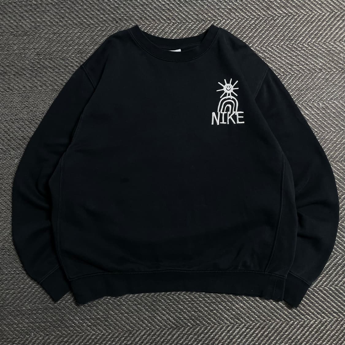 나이키 빅로고 스웻 맨투맨 블랙o 5385 상품이미지2