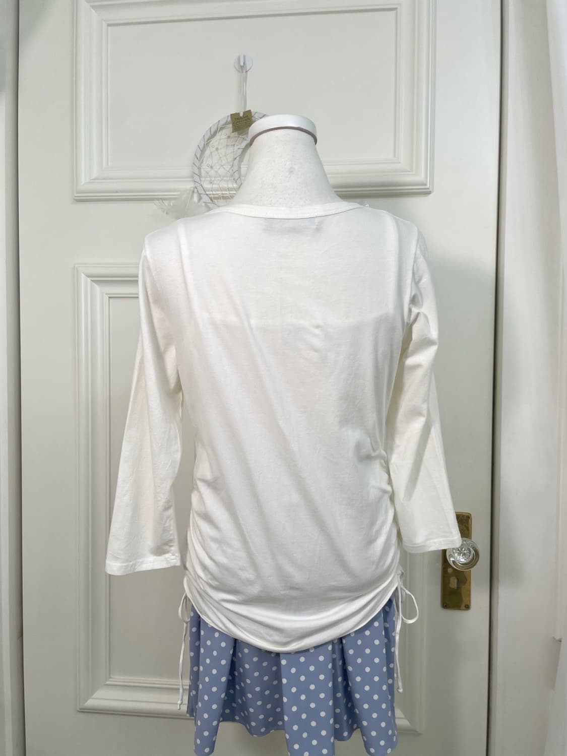 white side shirring cotton cardigan&basi 상품이미지5