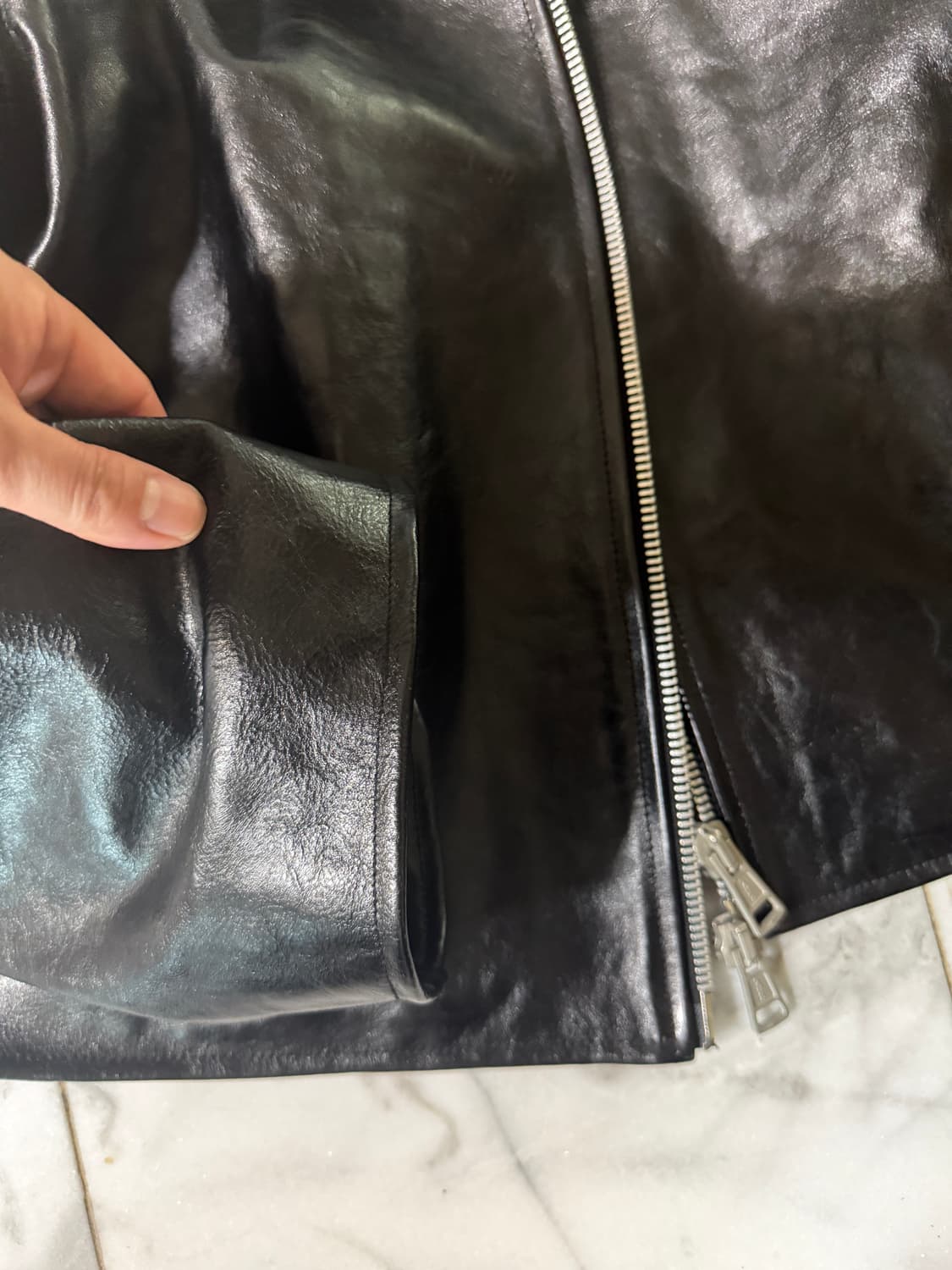 아워레가시 미니 가죽자켓 52 상품이미지3