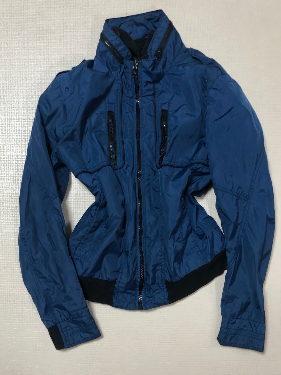 빈티지 버커루 블루 펑크 점퍼 상품이미지8