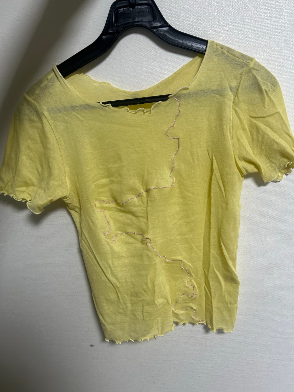 BASERANGE Gerrymandered Tee in OneYellow 상품이미지3