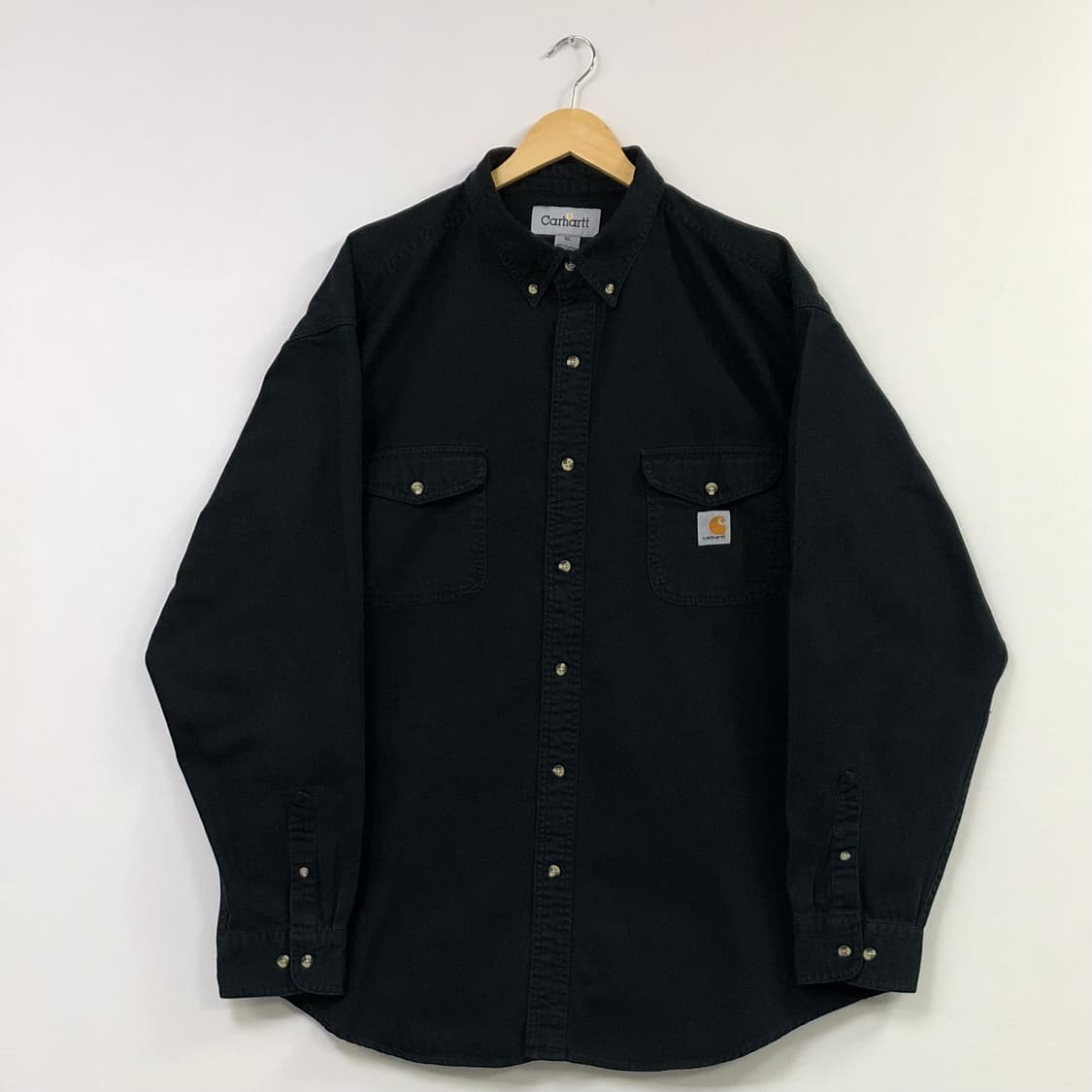 Xxl 칼하트 블랙 워크 셔츠 상품이미지2