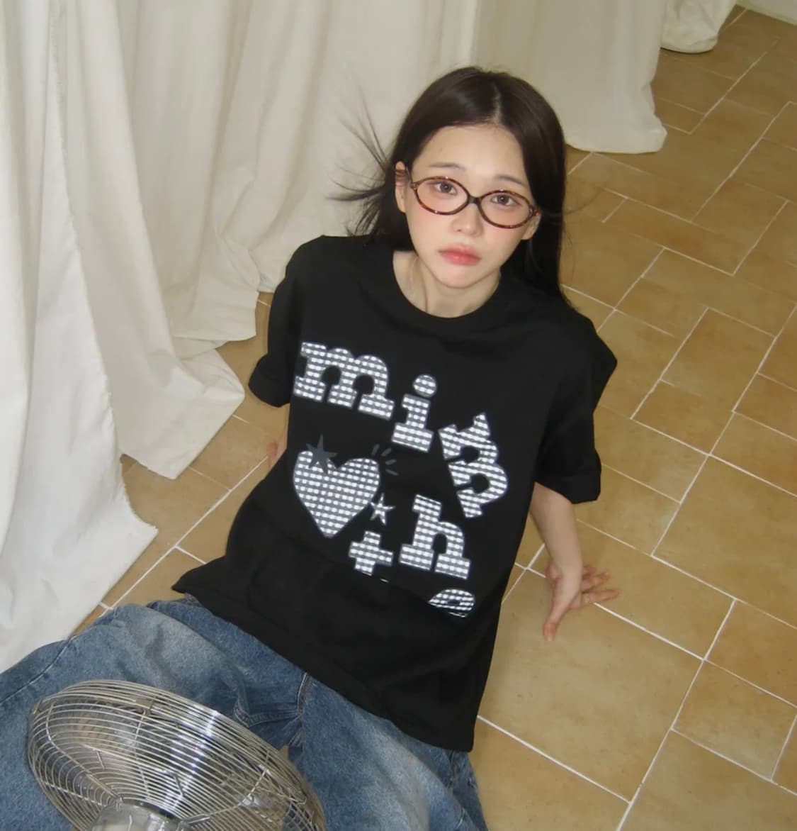 밈더워드로브 패치워크 반팔 상품이미지2