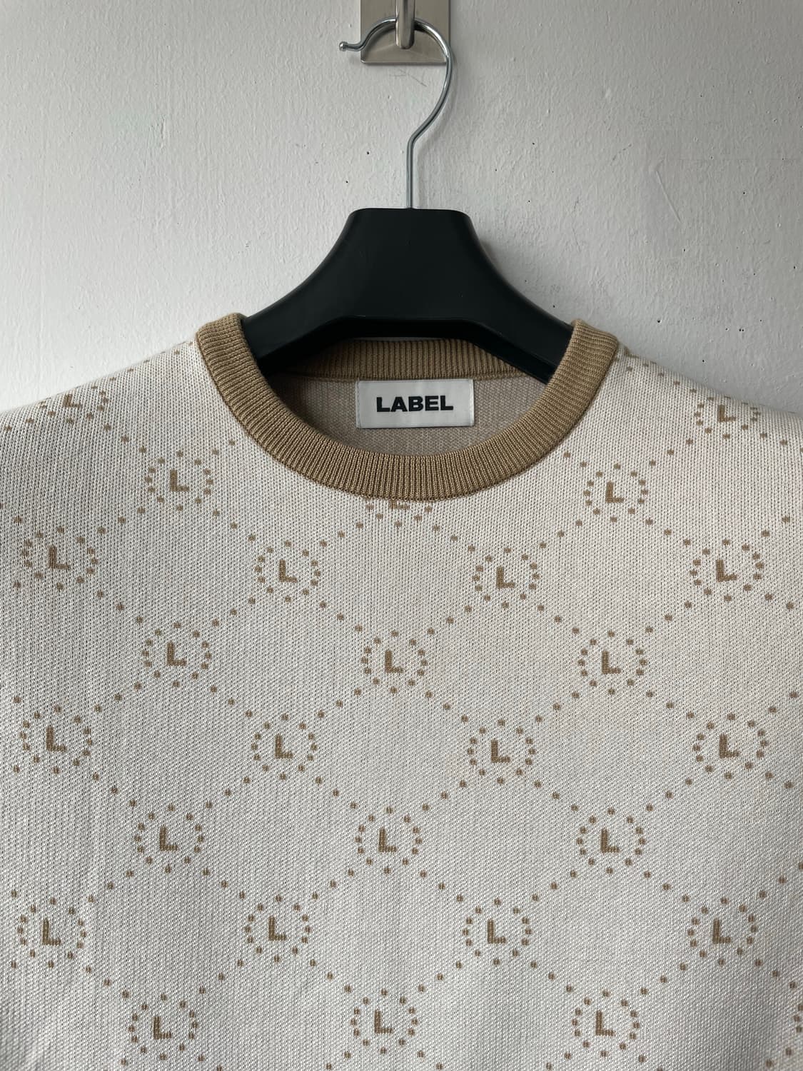 라벨아카이브 L-logo Jacquard knit 새상품 상품이미지2