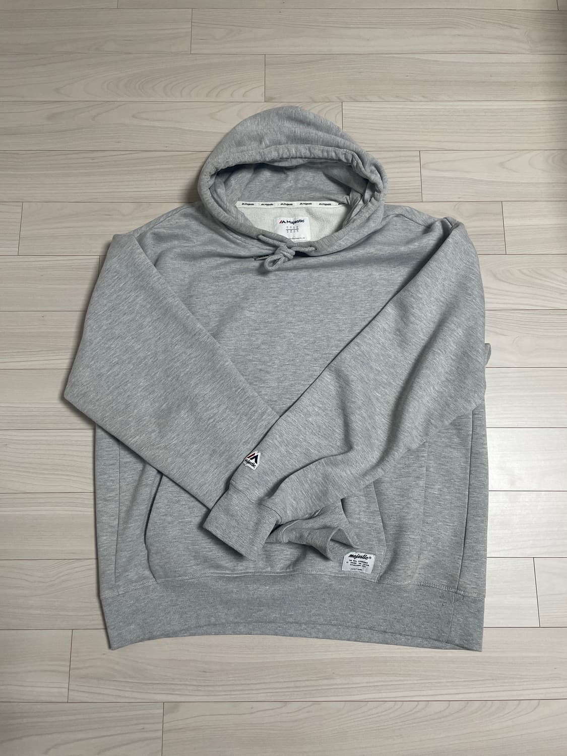 마제스틱 후드 스웨트 셔츠 110 회색 상품이미지1