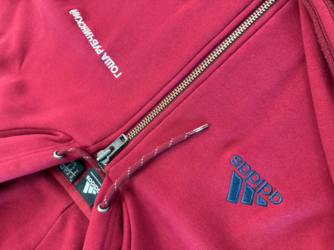 고샤 루브친스키 아디다스 후드집업 버건디 xxl 상품이미지2