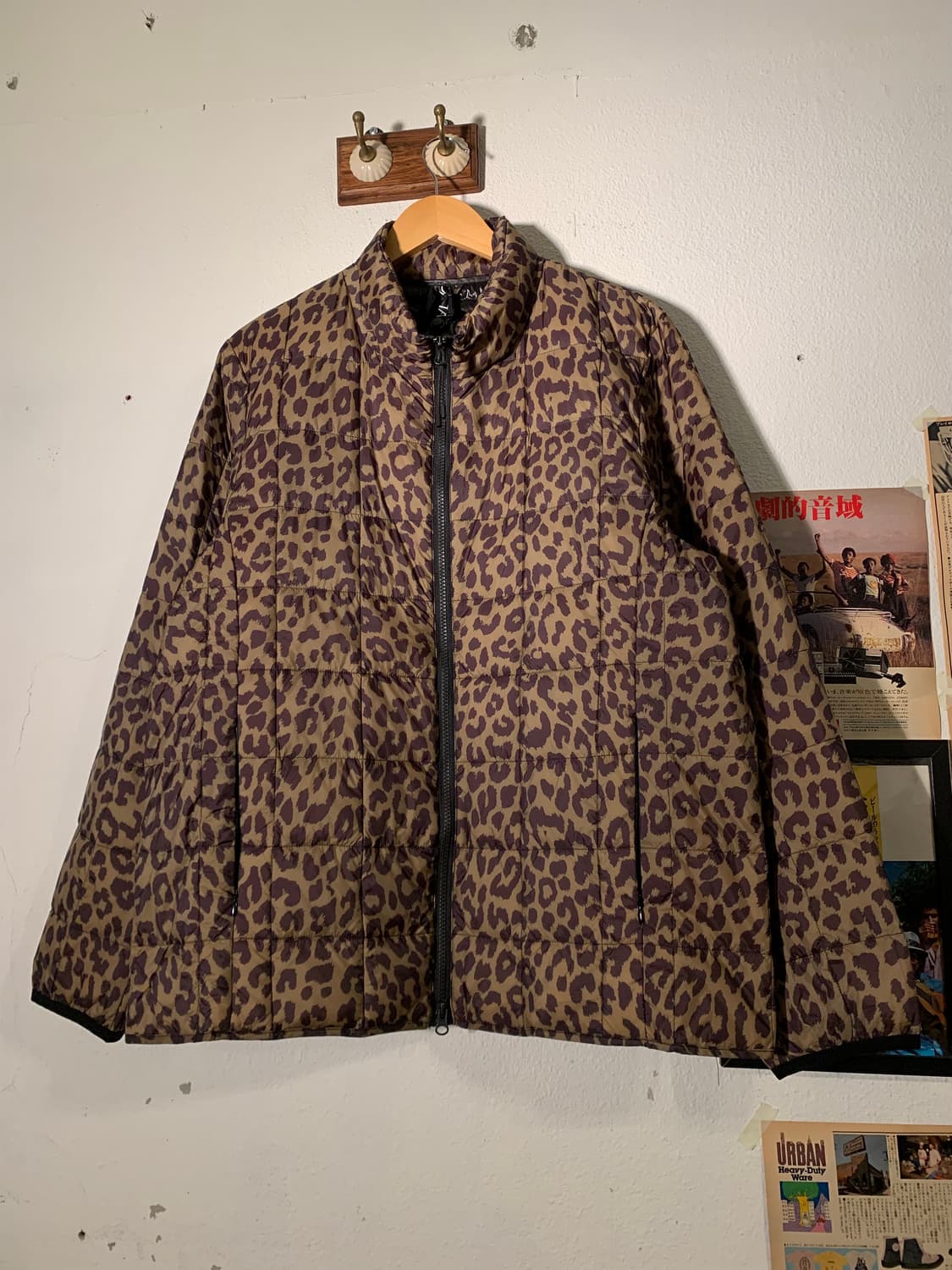 타이온 레오파드 패딩 상품이미지4