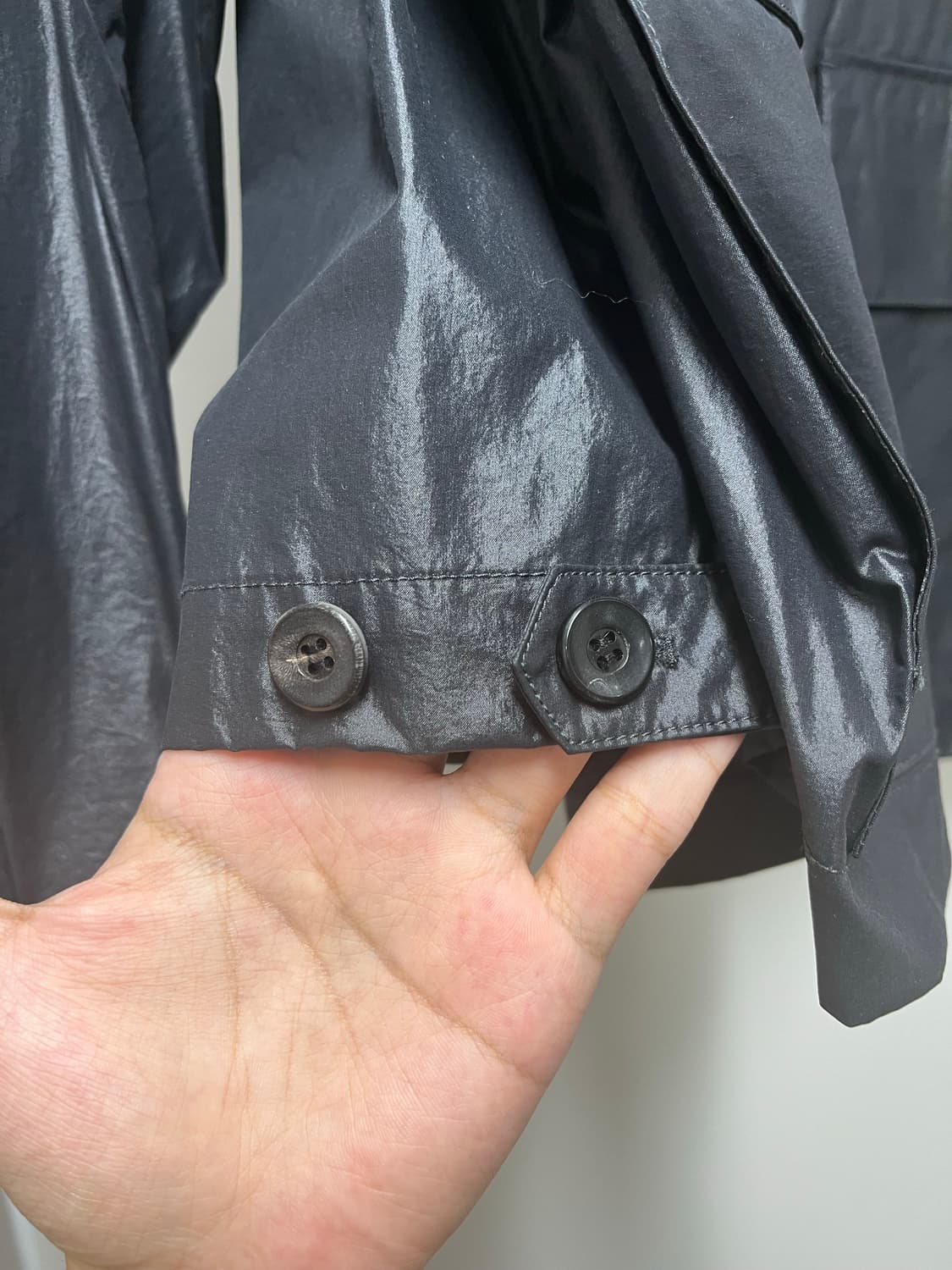 [새제품] 셔터 나일론 자켓 Black  M 상품이미지6