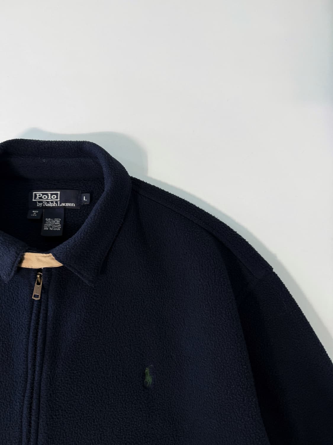 폴로 랄프로렌 00‘s USA 오버핏 딥네이비 플리스 스윙 자켓 상품이미지5