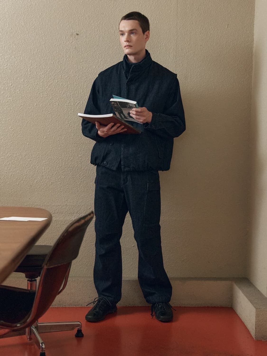 [M] 나나미카 X 비이커 인슐레이션 베스트 ID 인디고 25SS 상품이미지3