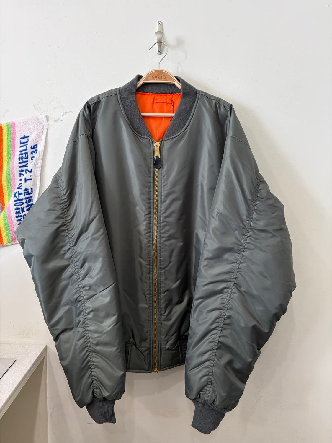 307. 로스코 ma-1 자켓 카키  상품이미지1