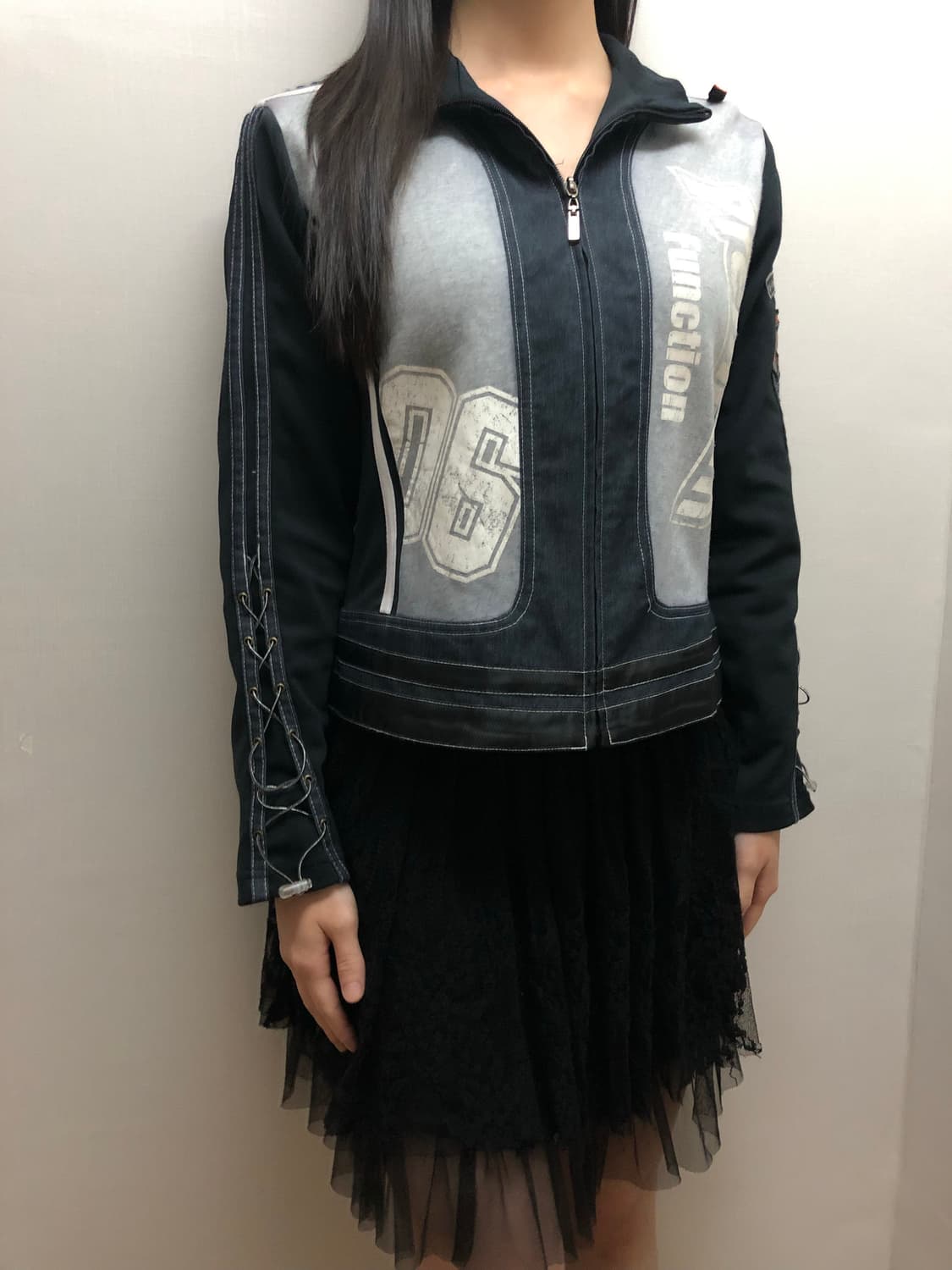 빈티지 블랙 아일렛 져지 상품이미지4