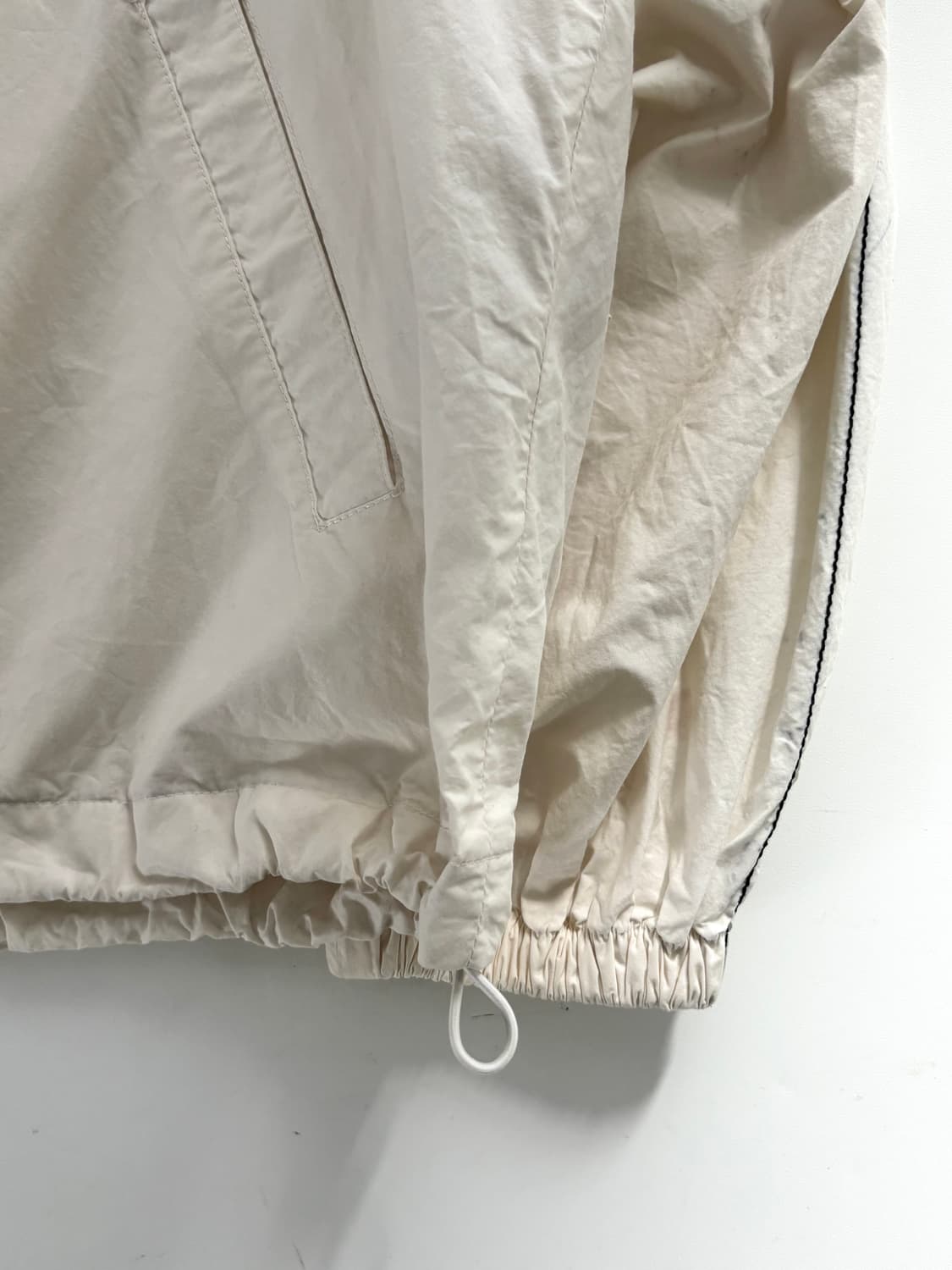 Matin Kim 마뗑킴 아이보리컬러 코팅 집업 상품이미지5