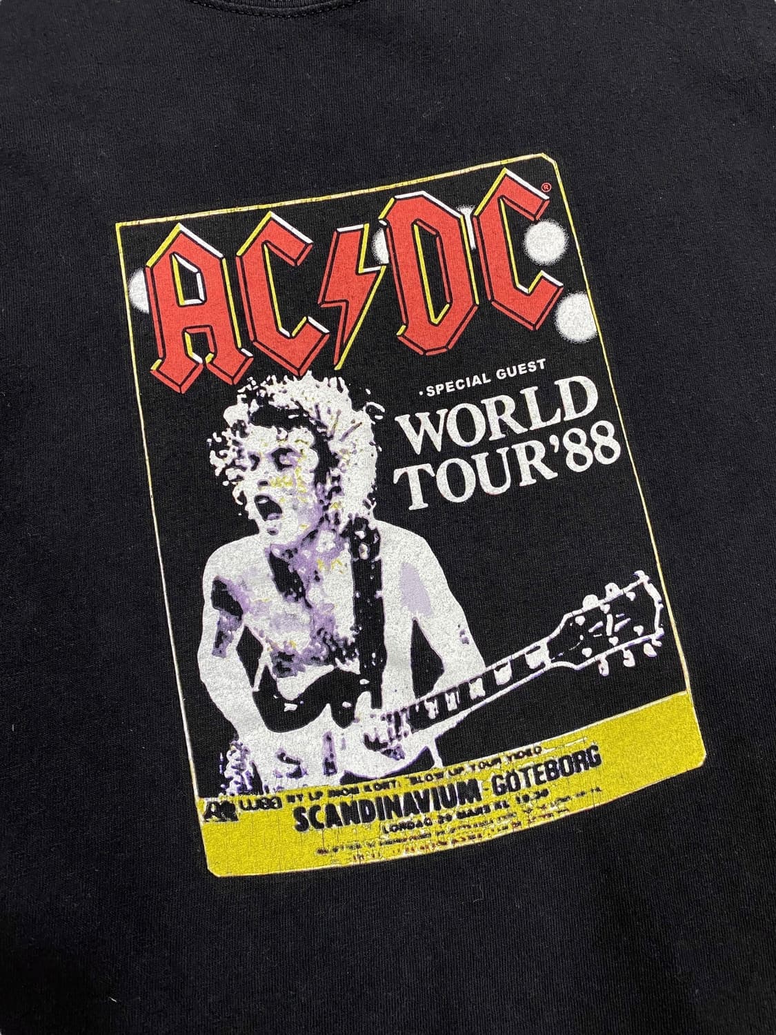 AC/DC 월드 투어 반팔 티셔츠 상품이미지3