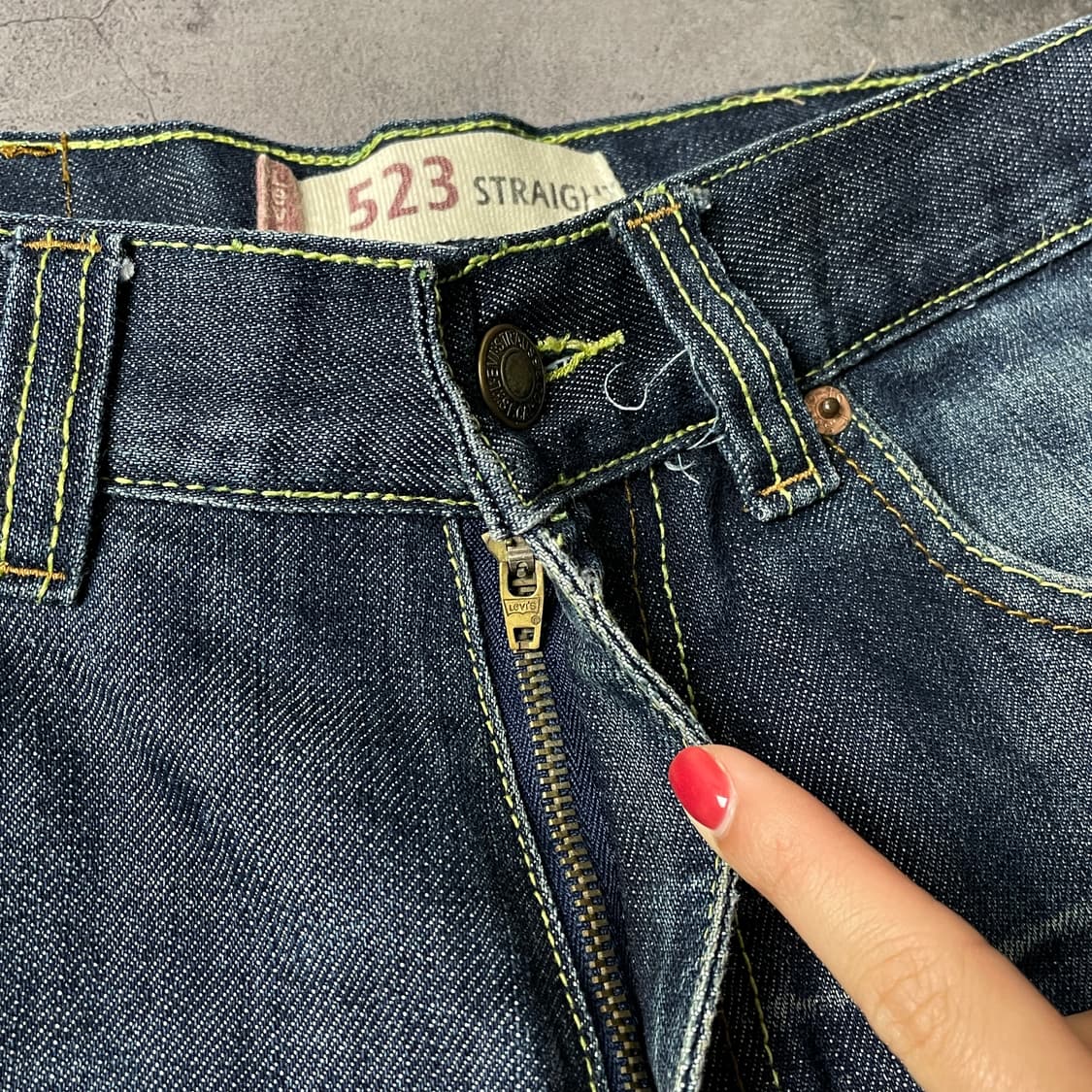 LEVI'S 리바이스523 루즈 스트레이트핏 코튼 데님 팬츠 A00659 상품이미지3