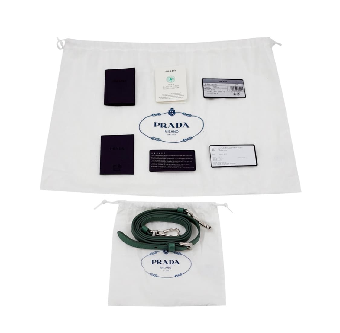 프라다 여성 문백 패딩 패디드 나파 레더 숄더백 크로스백 가방 망고 그린 상품이미지10