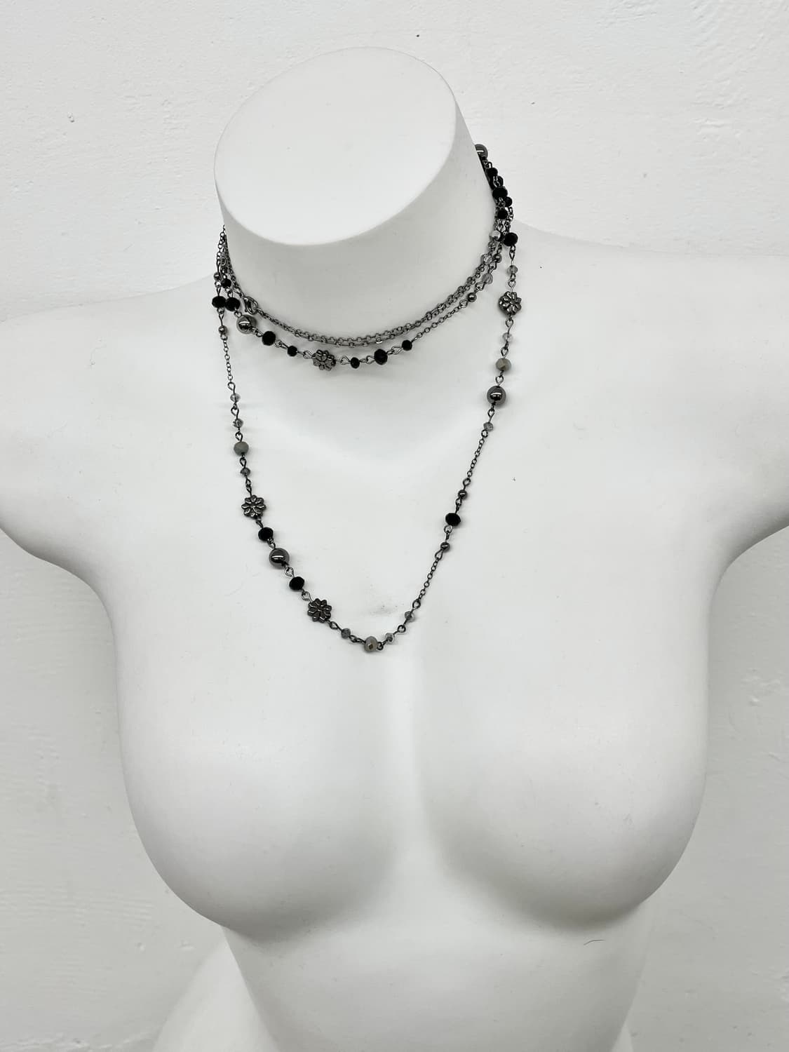 블랙페어리 원석 레이어드 네크리스 상품이미지6