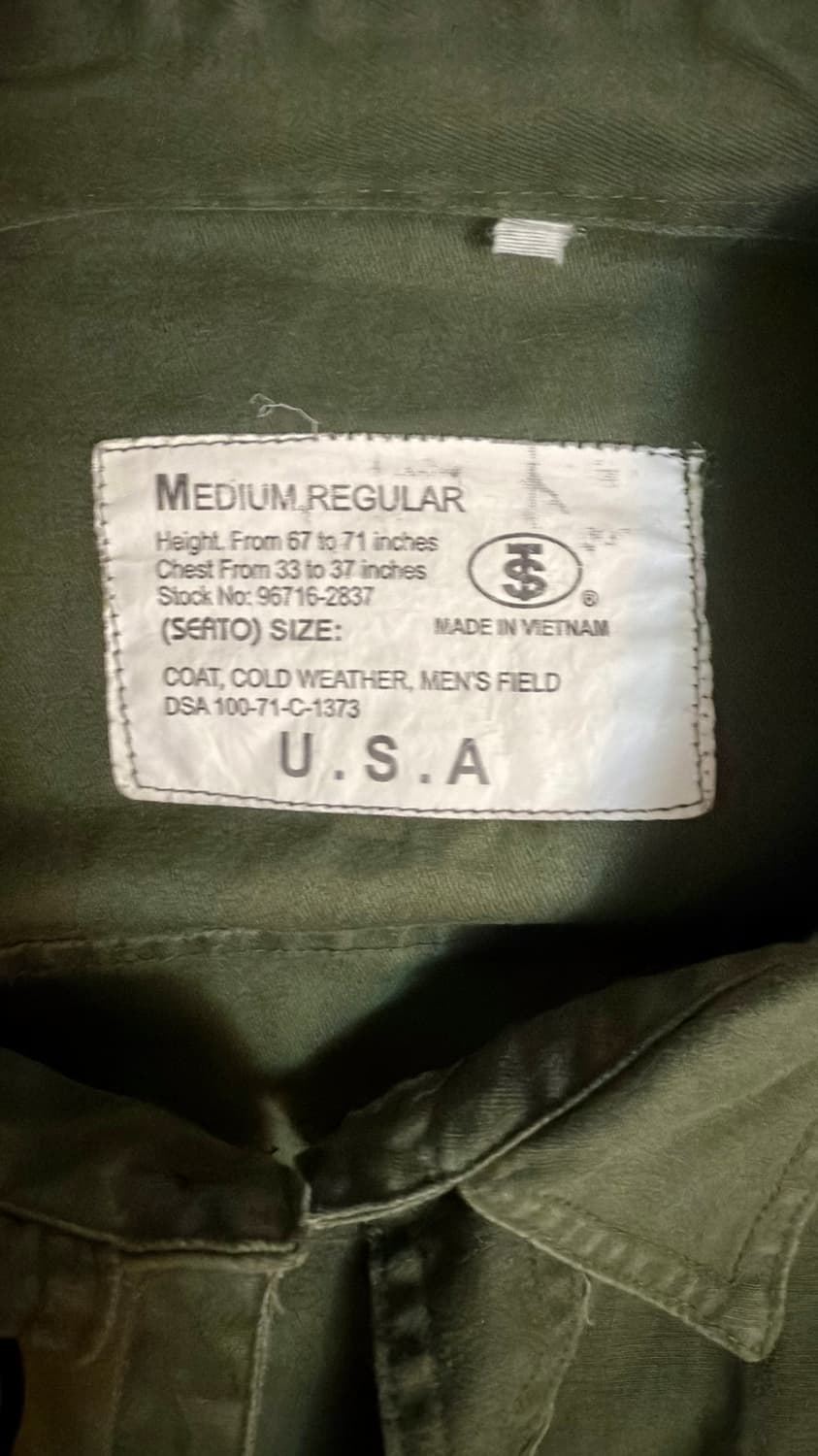 빈티지 US Marine 필드 셔츠 상품이미지2