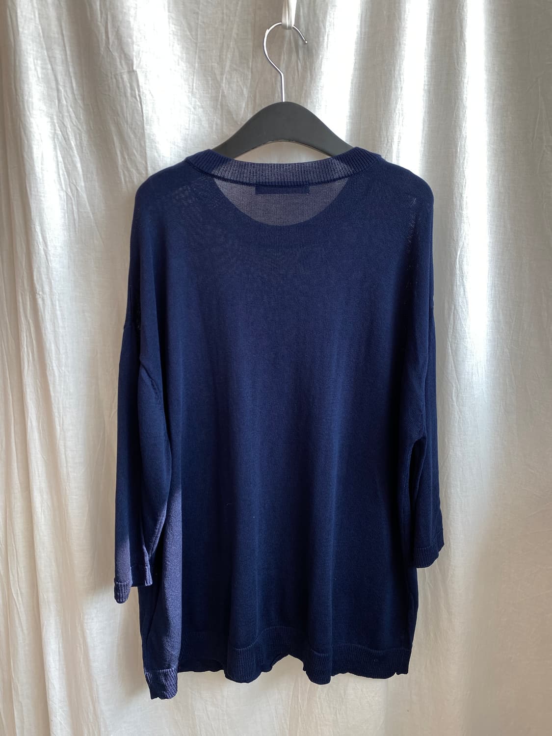 SENSE OF PLACE 네이비 7부 니트(L) 상품이미지3