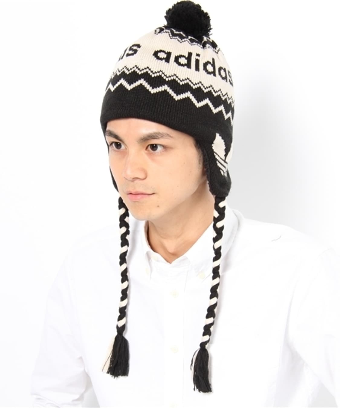 아디다스 오리지널 트레포일 귀도리 니트 비니 상품이미지1