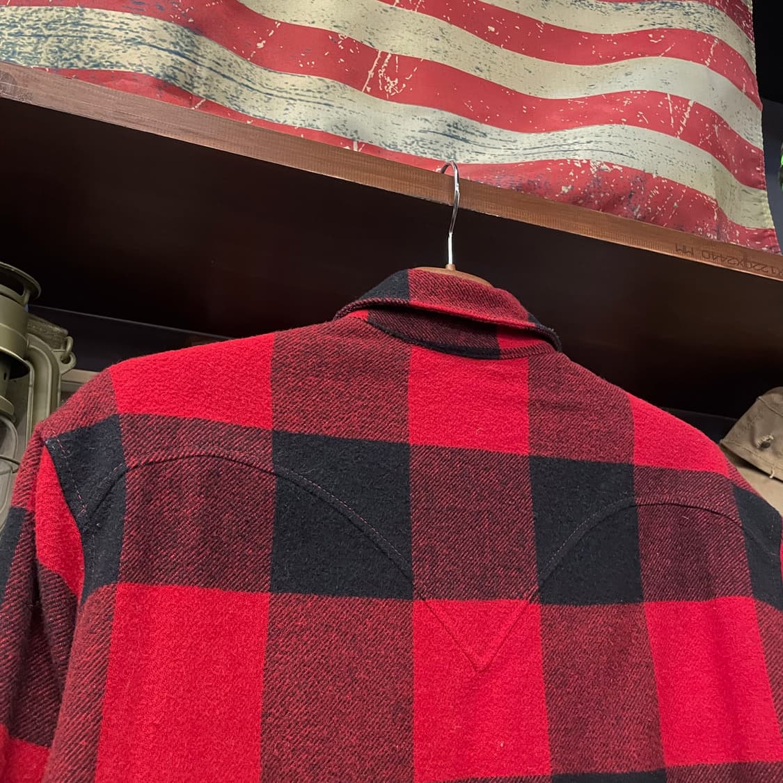 리바이스 타탄 체크 플란넬 모직 자켓 상품이미지4