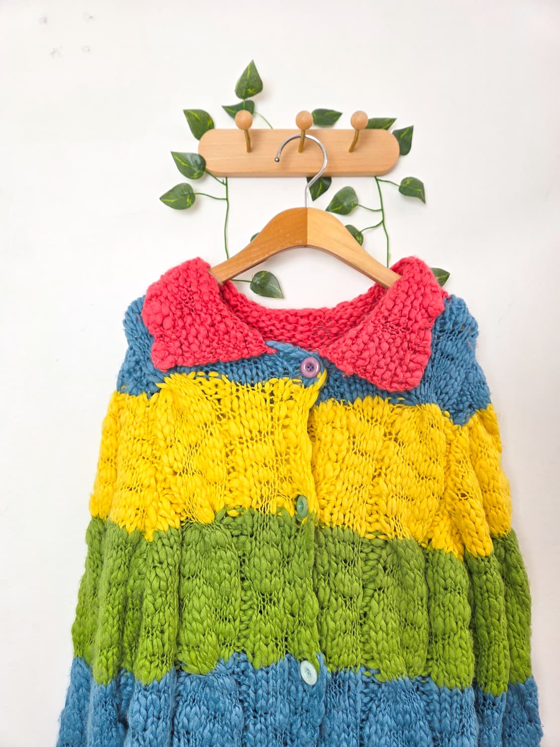 무지개떡 가디건 상품이미지2