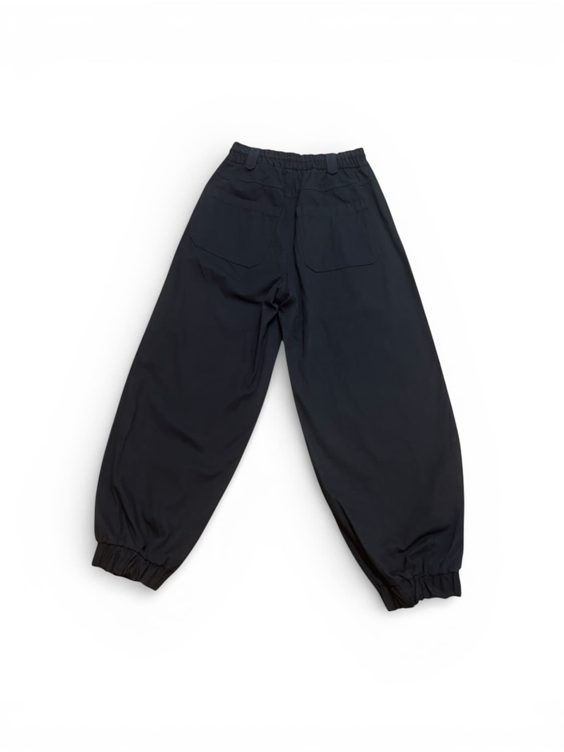 엘무드 빅브라더 와이드 조거 팬츠 블랙 상품이미지1