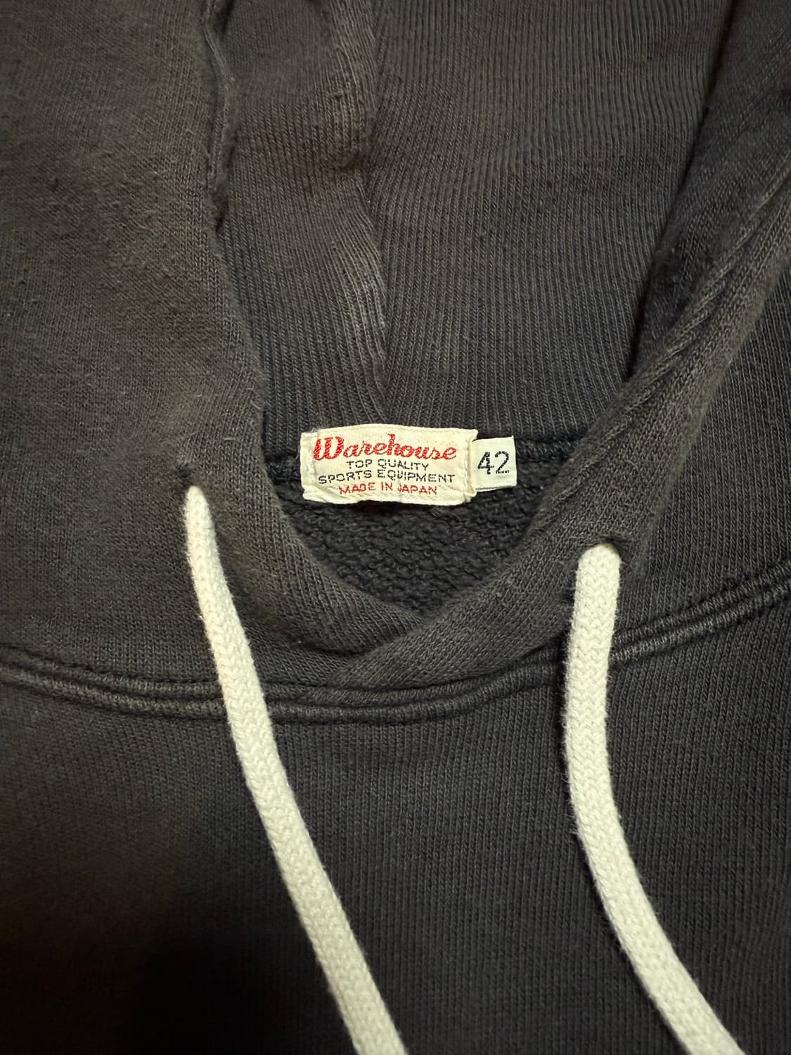 웨어하우스 450 블랙 후드티 상품이미지2