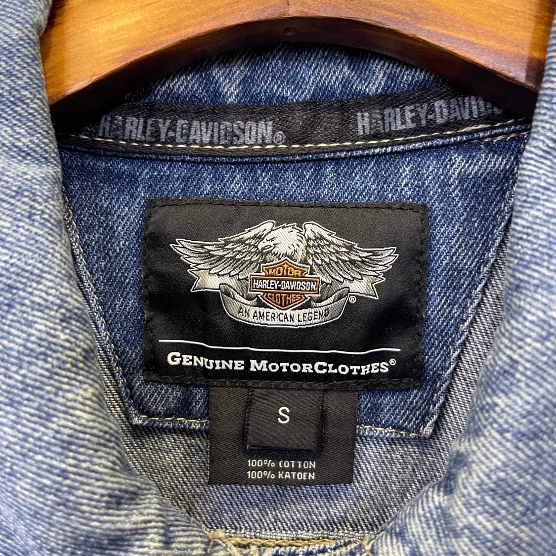 Harley davidson denim trucker 상품이미지3