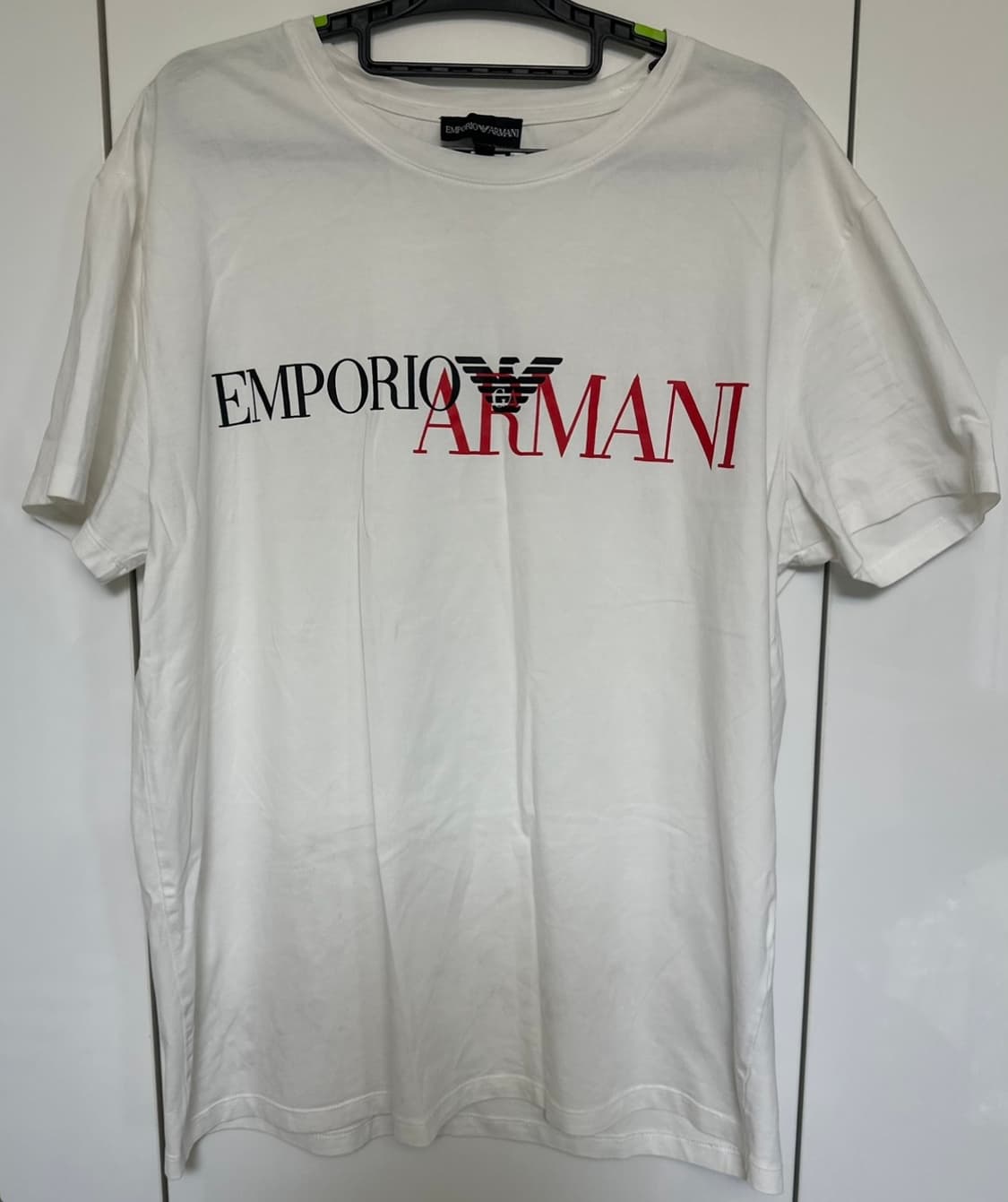 엠포리오 아르마니 화이트 반팔 티셔츠 상품이미지1