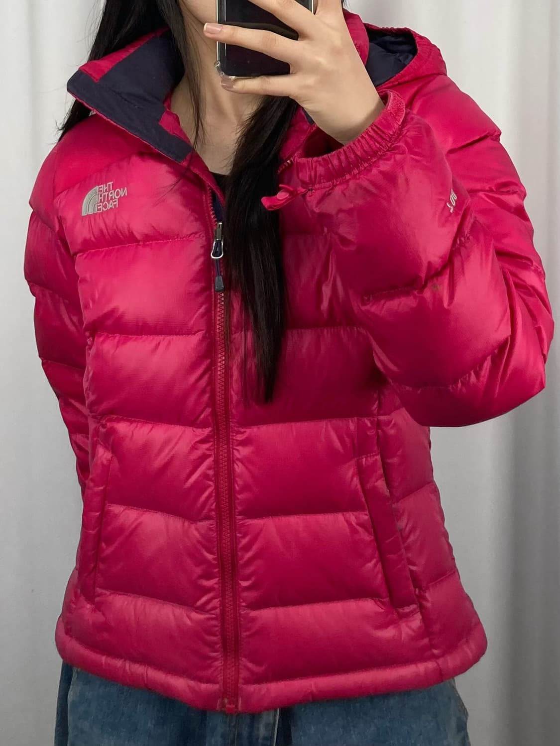 노스페이스 700 눕시 핑크 패딩 상품이미지2