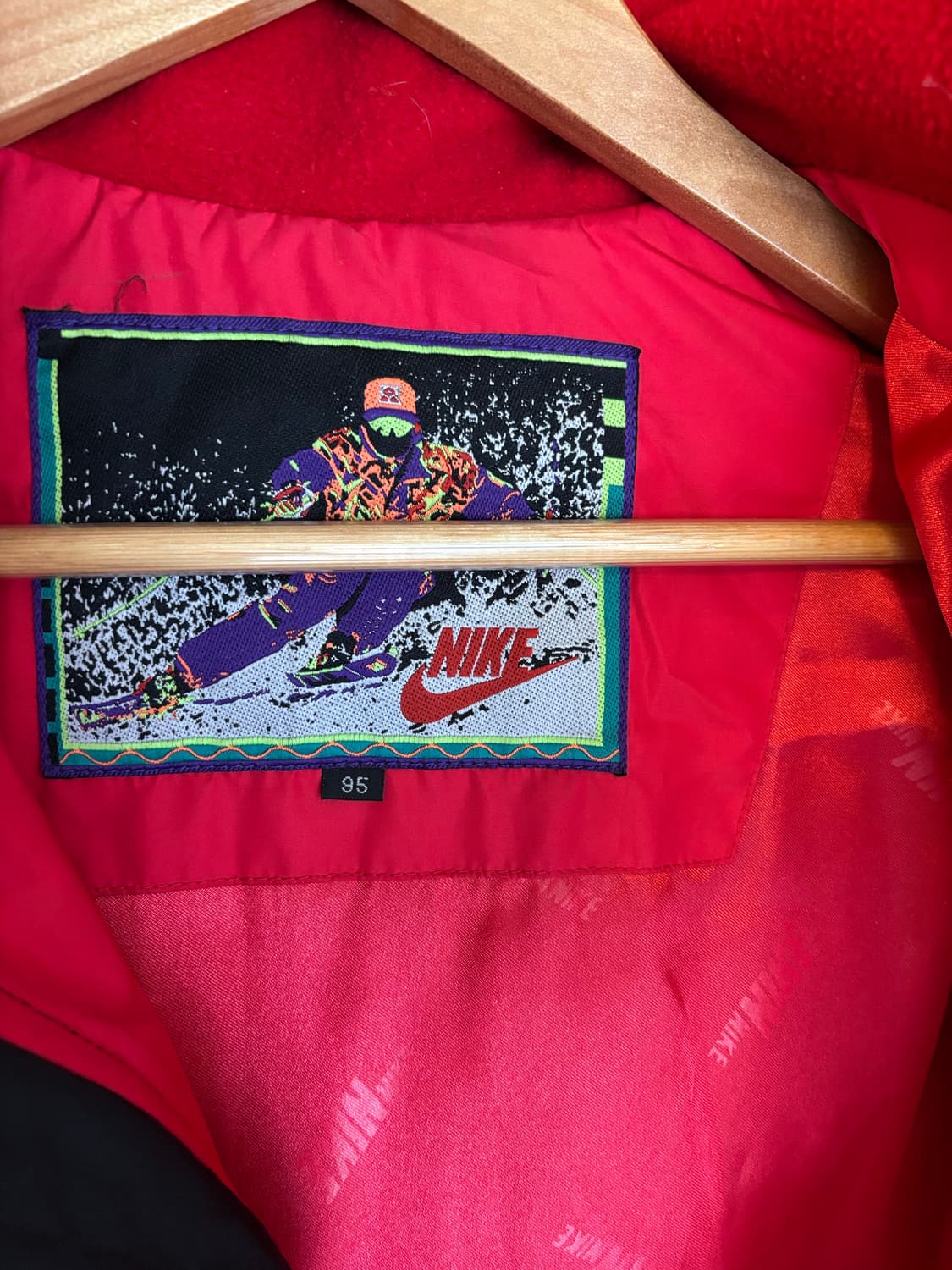 나이키 스포츠 스키 자켓 블랙/레드 상품이미지5