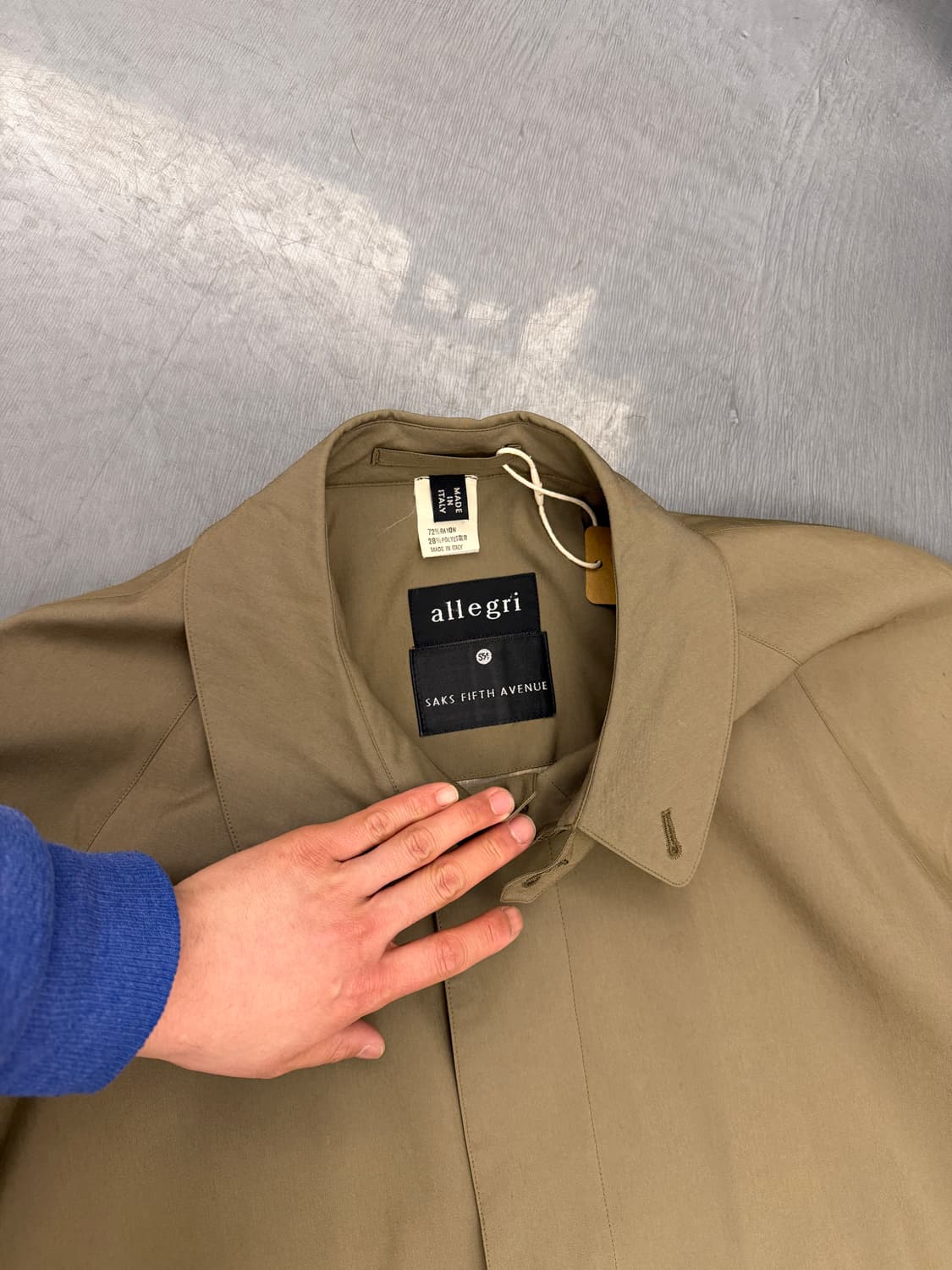 ALLEGRI SAKS FIFTH AVENUE 알레그리 트렌치 맥코트 상품이미지3