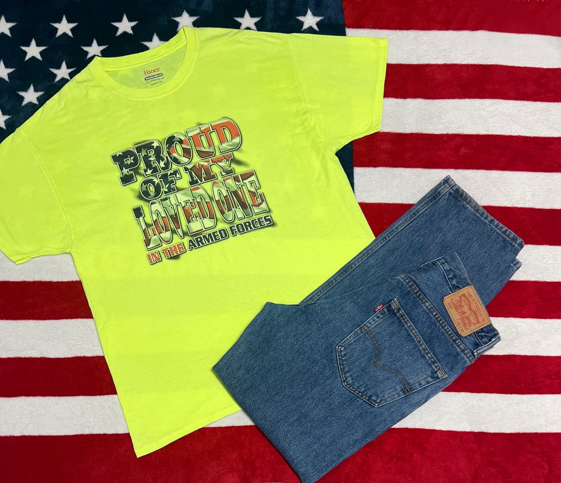 헤인즈 밀리터리 빈티지 반팔티 Hanes vintage T [L] 상품이미지9