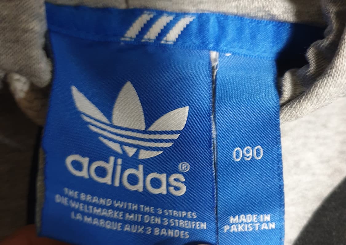 아디다스 파이어버드 기모 후드티 그레이 (S) 상품이미지3