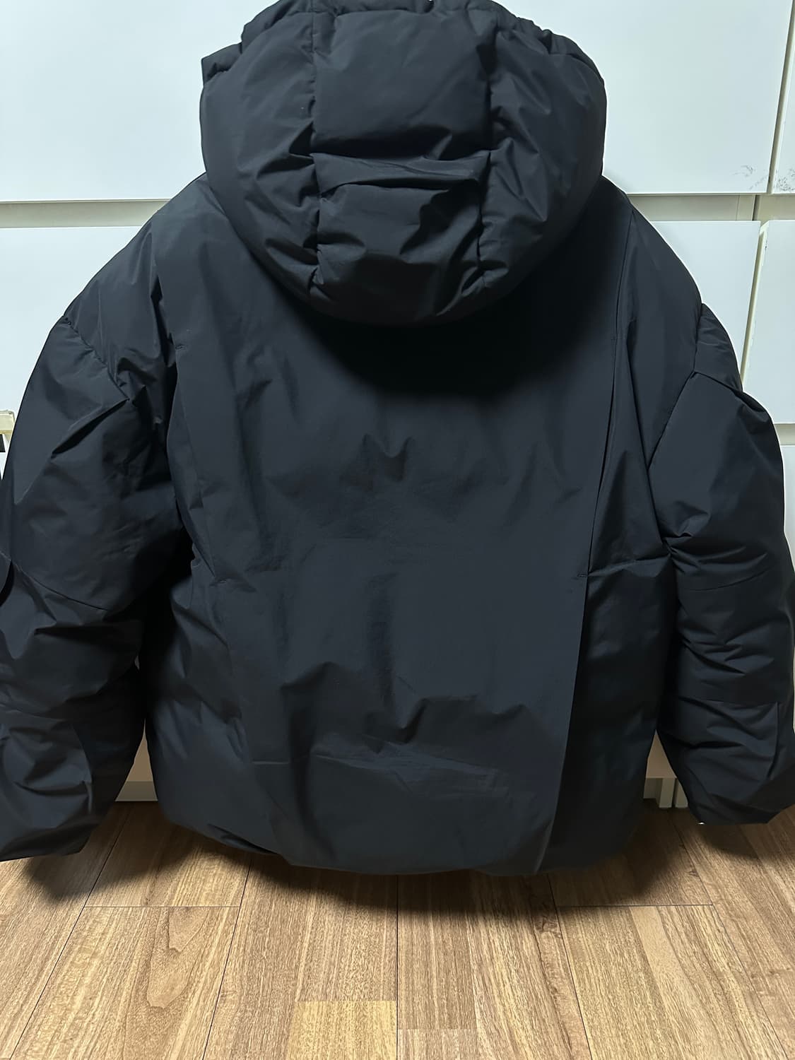 [L] 일꼬르소 IL CORSO 플리츠 볼륨 후드 구스다운 점퍼 상품이미지3