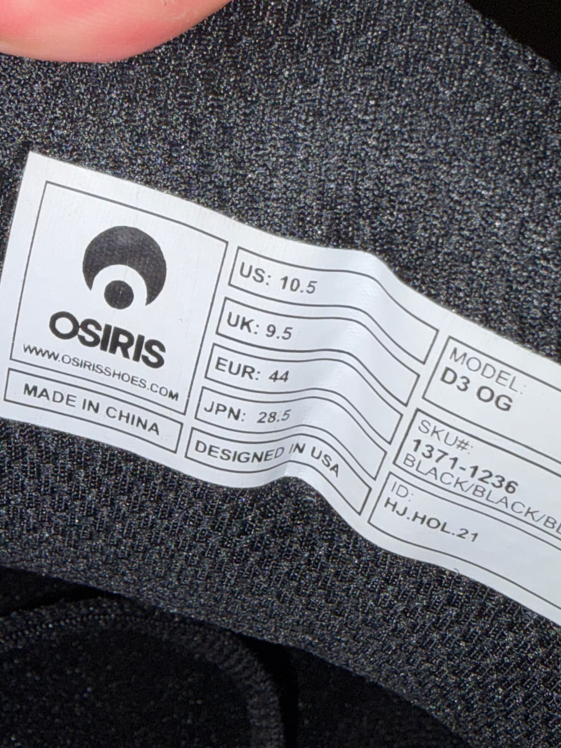 285 오시리스 D3 OG BLACK 상품이미지7