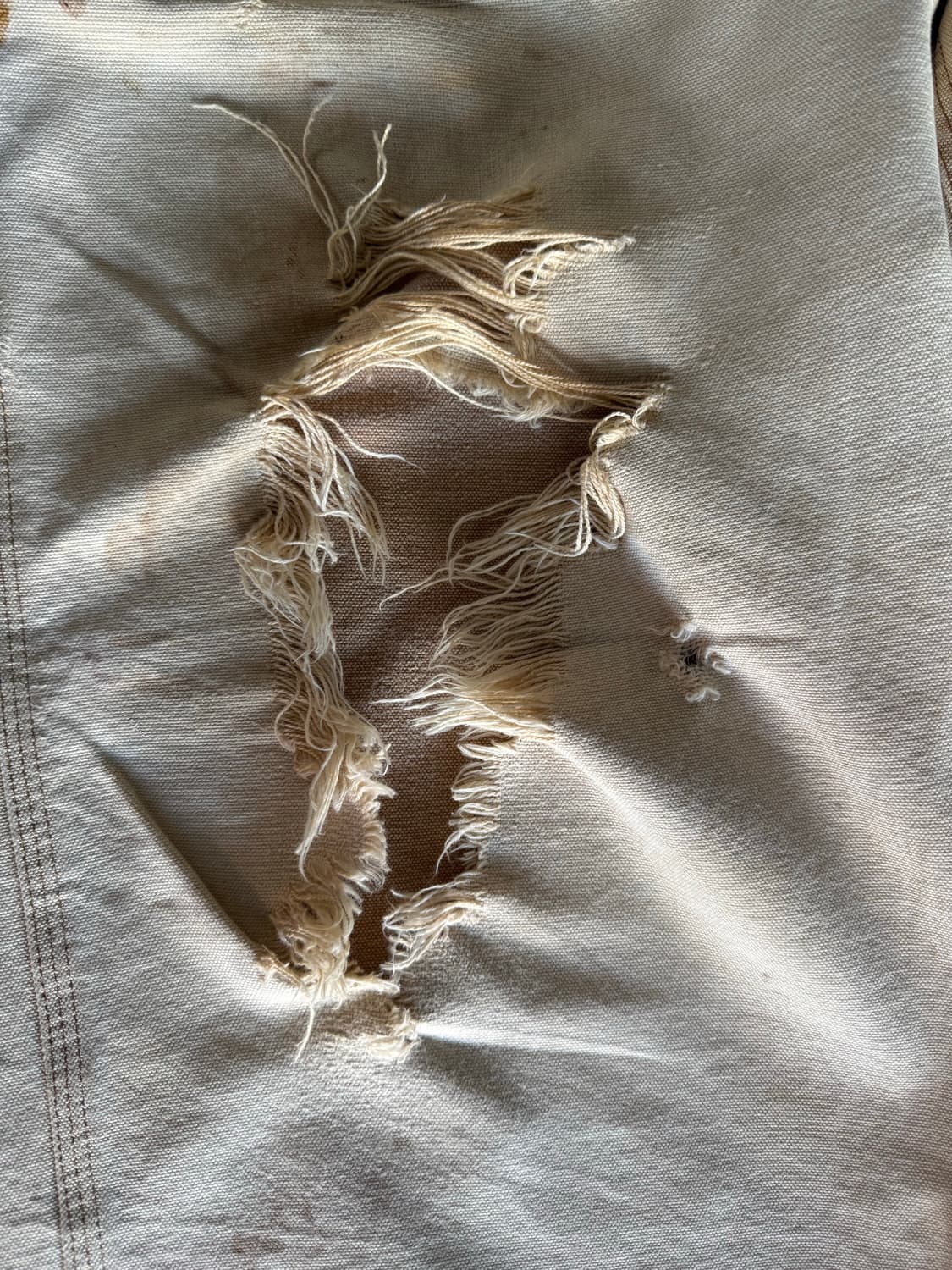 175$ 빈티지 칼하트 디스트레스드 카펜터 브라운 36 상품이미지3